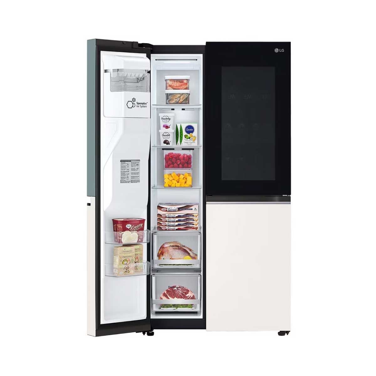 LG ตู้เย็น Instaview Door-in-Door รุ่น GC-X257CMEW ขนาด 22.4 คิว