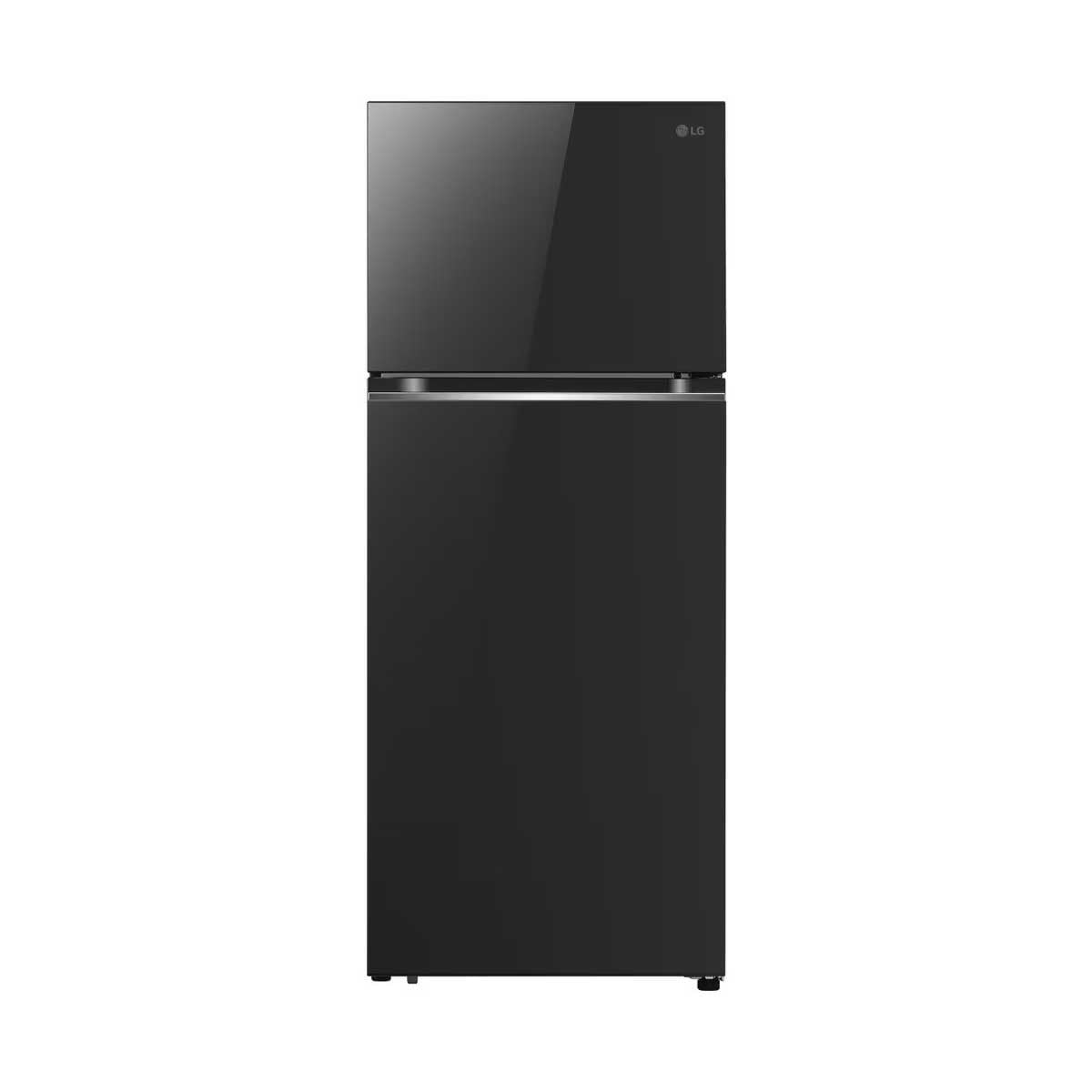 LG ตู้เย็น2ประตู 14Q INVERTER กระจกดำ รุ่น GN-B392PGFB