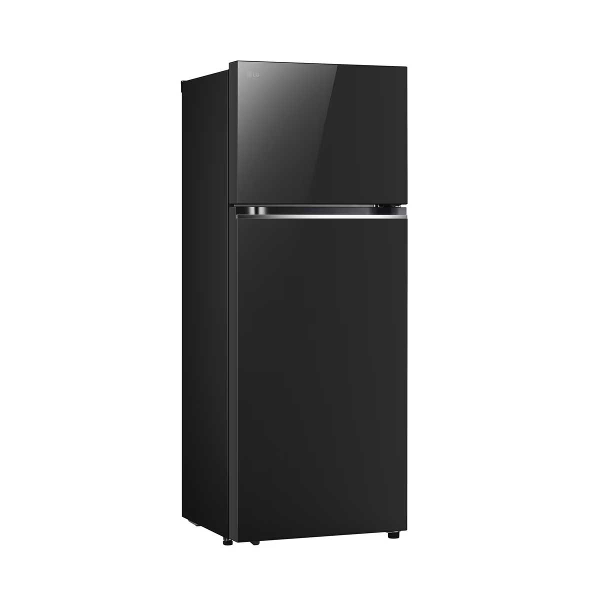 LG ตู้เย็น 2 ประตู16.3Q INVERTER กระจกดำ รุ่น GN-B452PGFQ