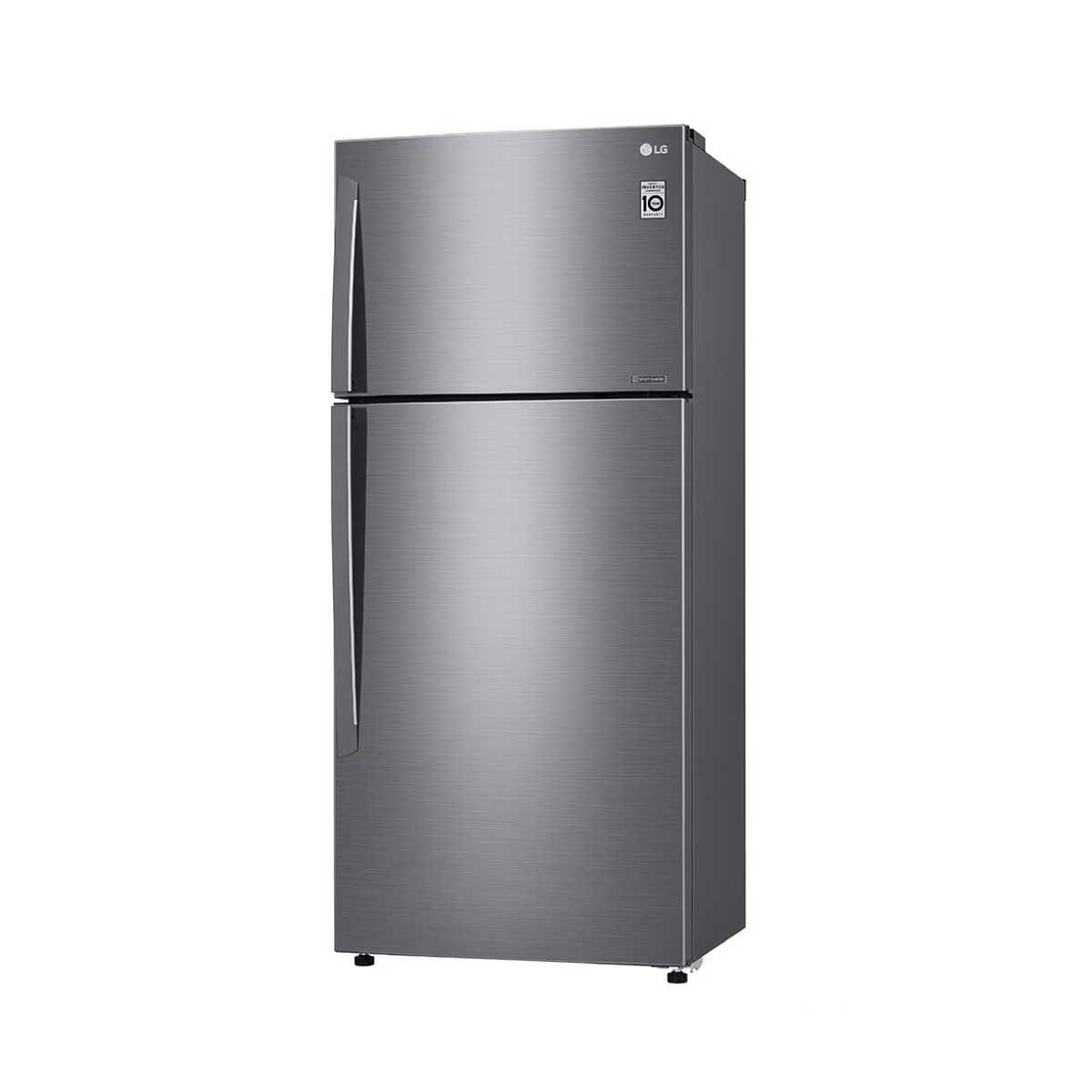 LG ตู้เย็น 2 ประตู17.4Q Inverter สีเงิน รุ่น GN-C602HQCM