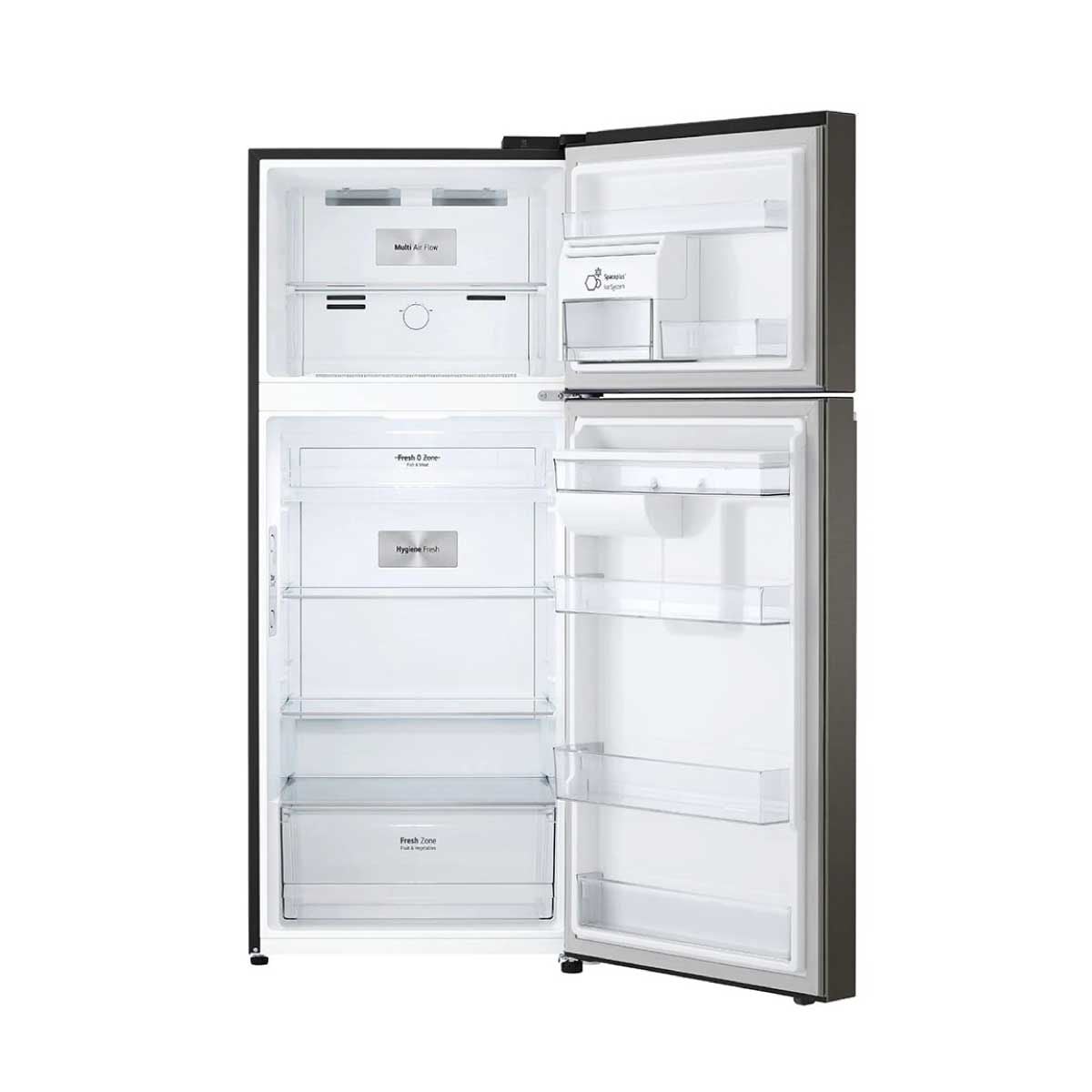 LG ตู้เย็น 2 ประตู13.9Q มีที่กดน้ำ Inverter พร้อม WI-FI control สีดำ รุ่นGN-F392PXAK