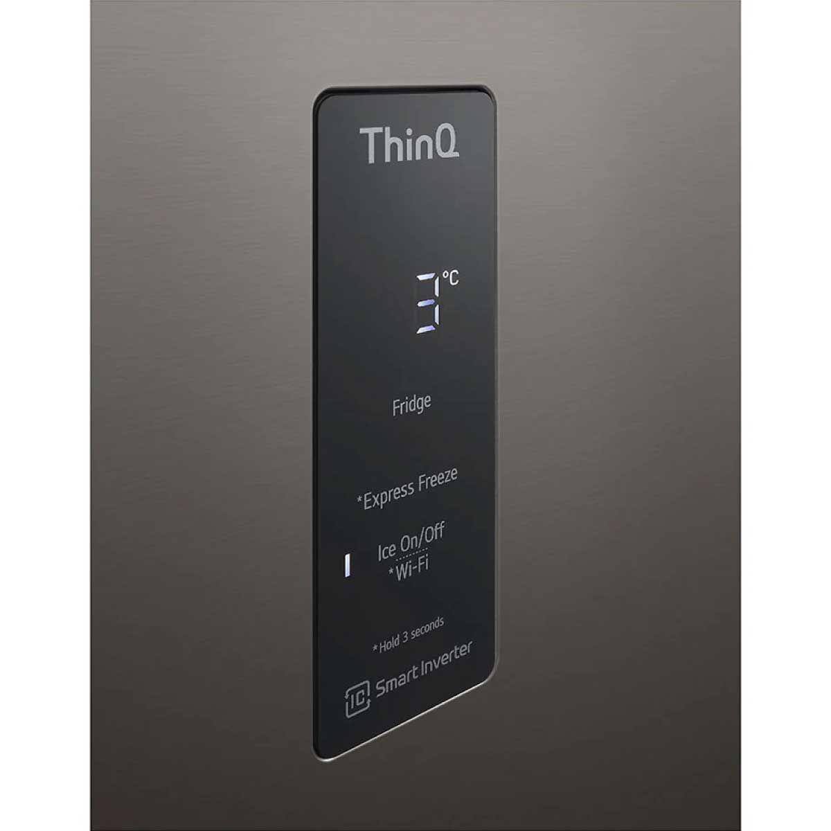 LG ตู้เย็น 2 ประตู13.9Q มีที่กดน้ำ Inverter พร้อม WI-FI control สีดำ รุ่นGN-F392PXAK