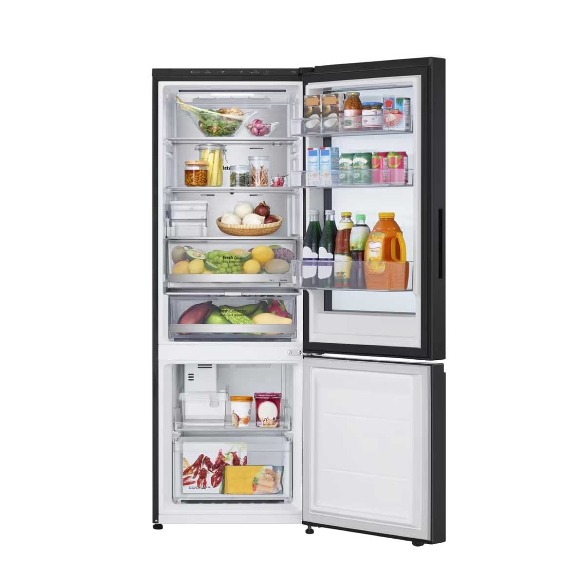 LG ตู้เย็น 2 ประตู Bottom Freezer InstaView 12 คิว รุ่น GN-V389FQEF