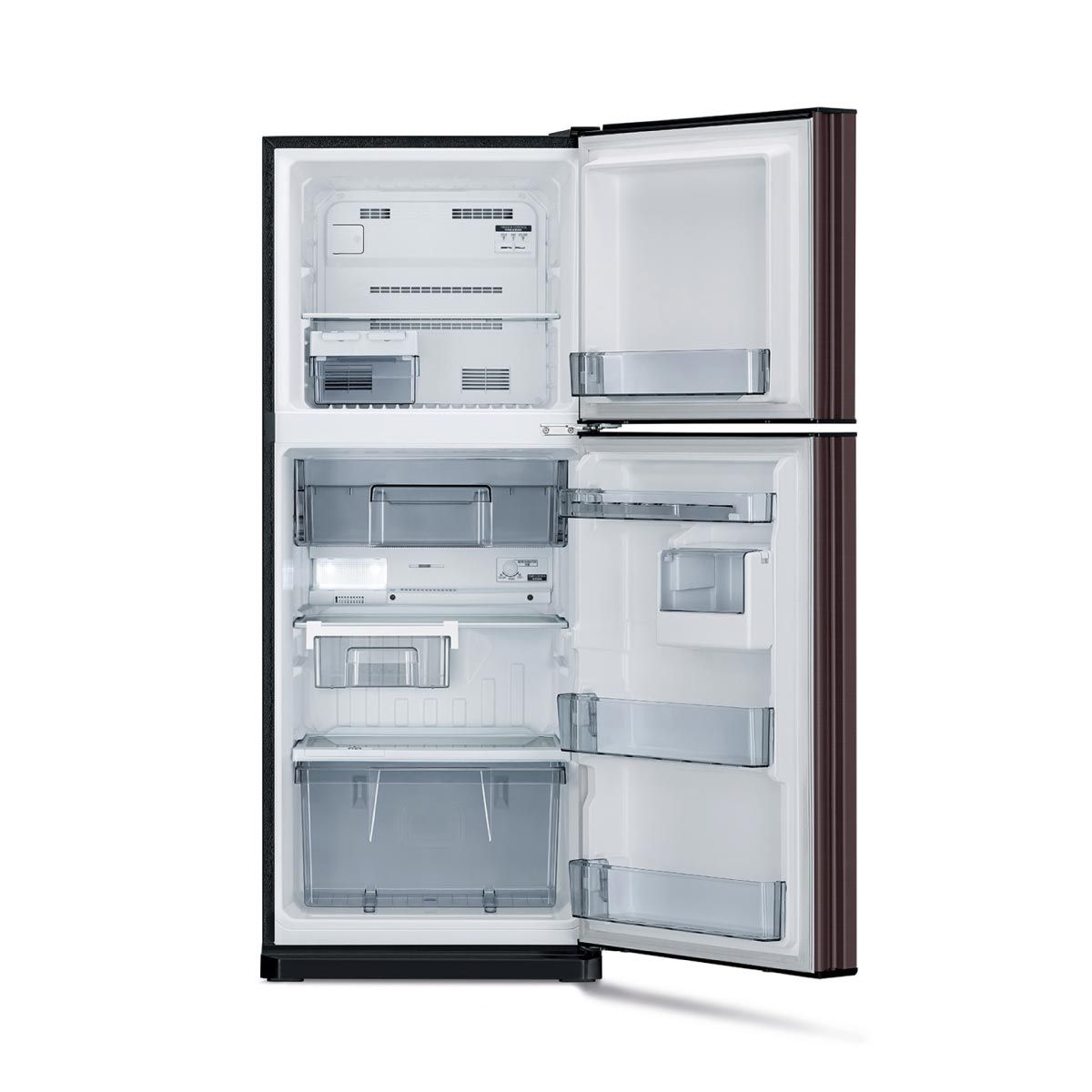MITSUBISHI ELECTRIC ตู้เย็น2ประตู7.7Q INVERTOR ION สีน้ำตาล รุ่นMR-FC23EYBR