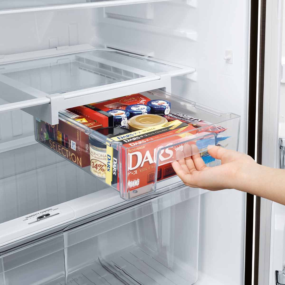 MITSUBISHI ELECTRIC ตู้เย็น2ประตู7.7Q ION สีดำด้าน MR-FC23EYMB