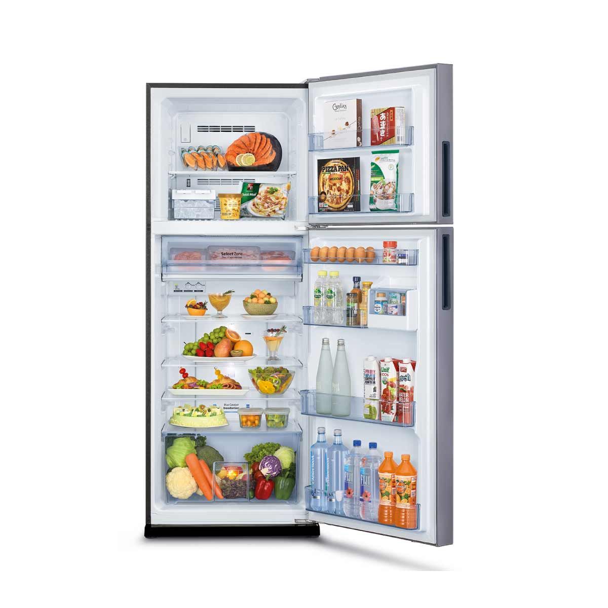 MITSUBISHI ELECTRIC ตู้เย็น 2 ประตู 14.6 คิว INVERTER  ซิลกี้ซิลเวอร์ รุ่น MR-FS45ES