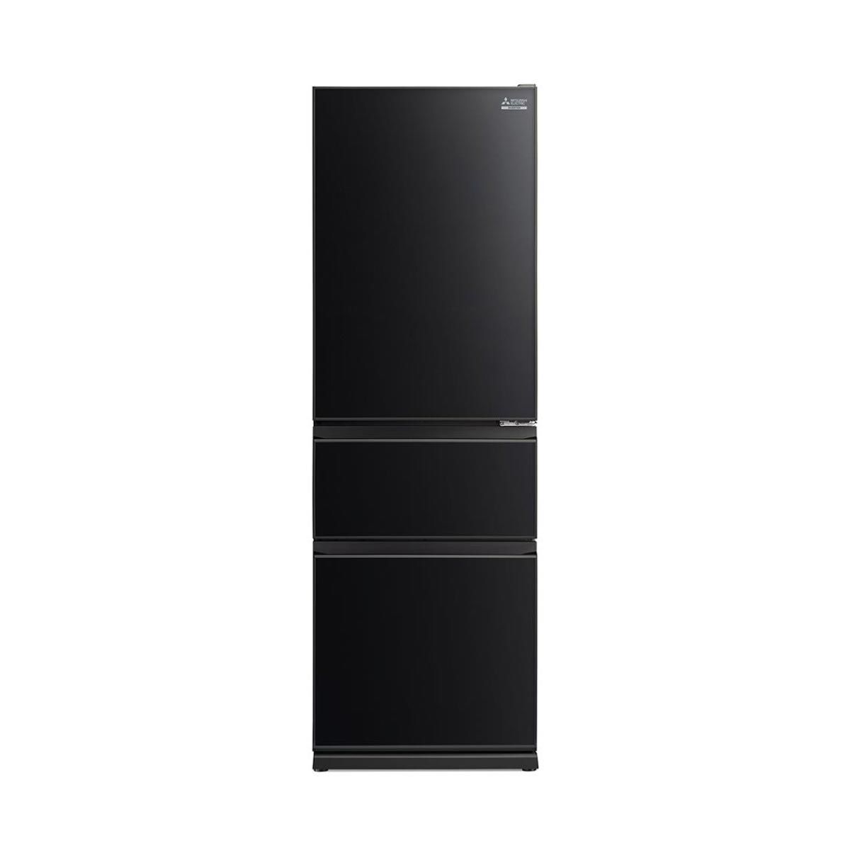 MITSUBISHI ELECTRIC ตู้เย็น 3 ประตู 12.8 คิว INVERTER สีดำ รุ่น MRCGX42ESGBK