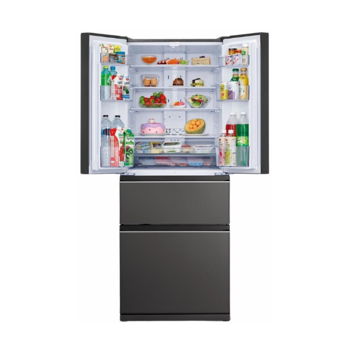 MITSUBISHI ELECTRIC ตู้เย็น 4 ประตู 15.7Q สีเทาเข้ม รุ่นMR-LX50EY-GDS