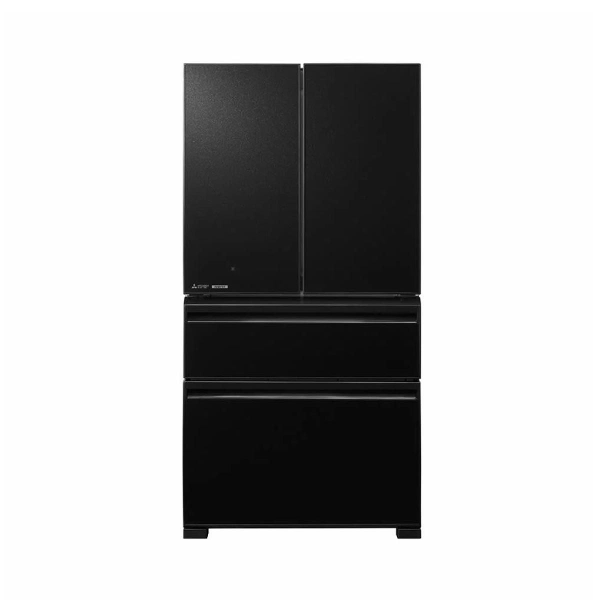 MITSUBISHI ELECTRIC ตู้เย็น4ประตู19.9QINVERTER CHILLCASEกระจกดำ รุ่นMR-LX60EYGBK