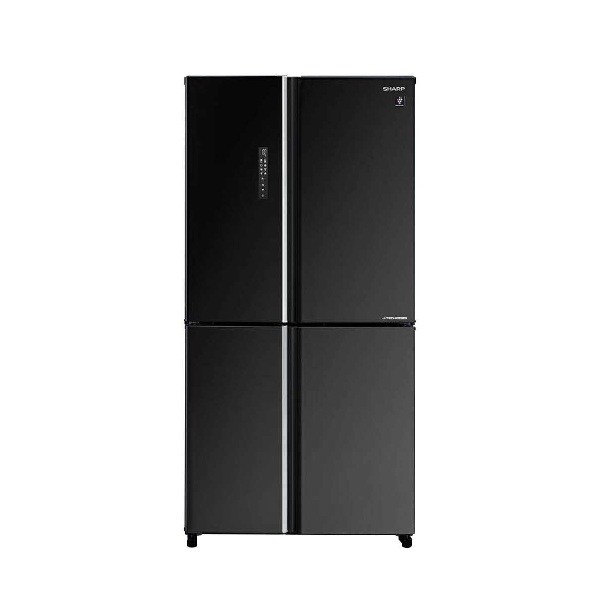 SHARP ตู้เย็น4 ประตู 20.3Q สีดำ รุ่น SJ-FX57GP-BK