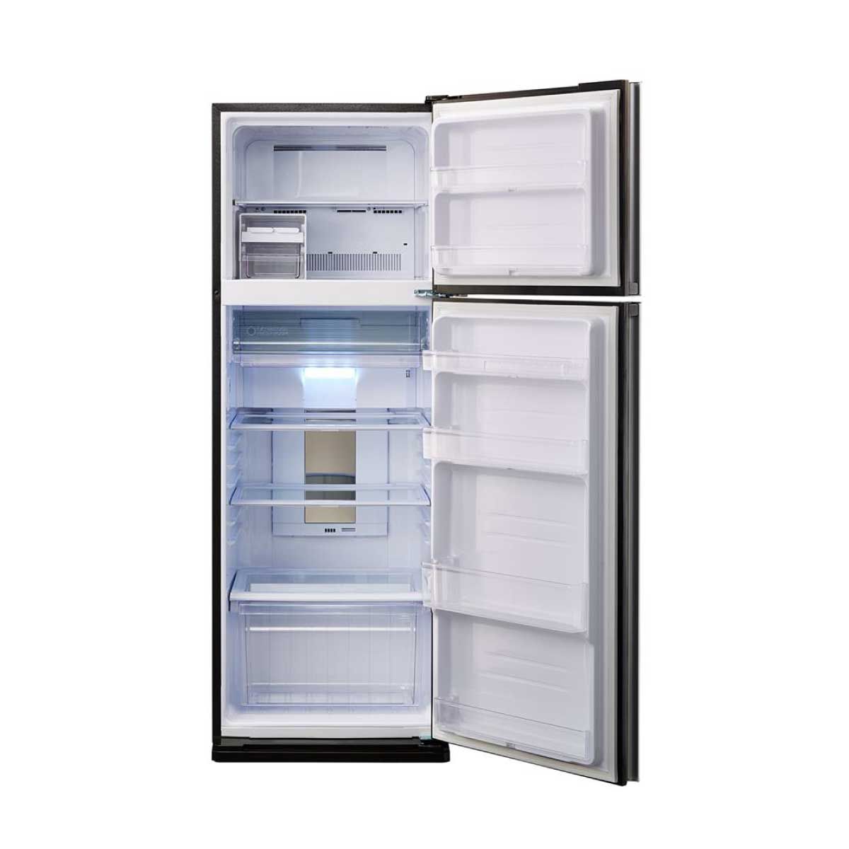 SHARP ตู้เย็น 2 ประตู 13.3 Q Inverter  สีเทาเข้ม SJ-X380T-DS
