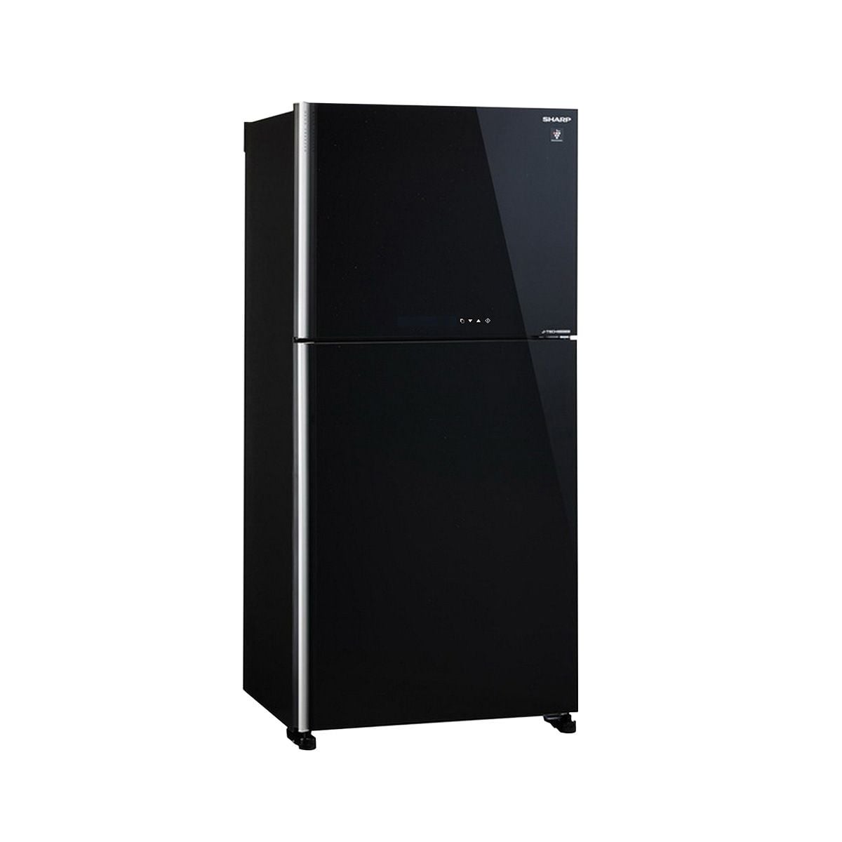 SHARP ตู้เย็น2ประตู19.8คิว กระจกสีดำ รุ่นSJ-X550GP2BK