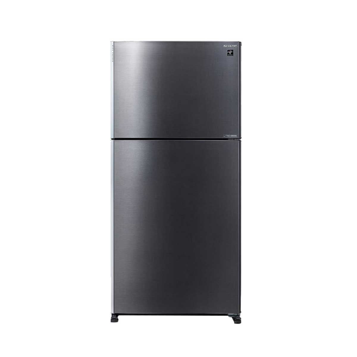 SHARP เย็น2ประตู19.8คิว สีเทาเมทัลลิค รุ่นSJ-X550TP2SL