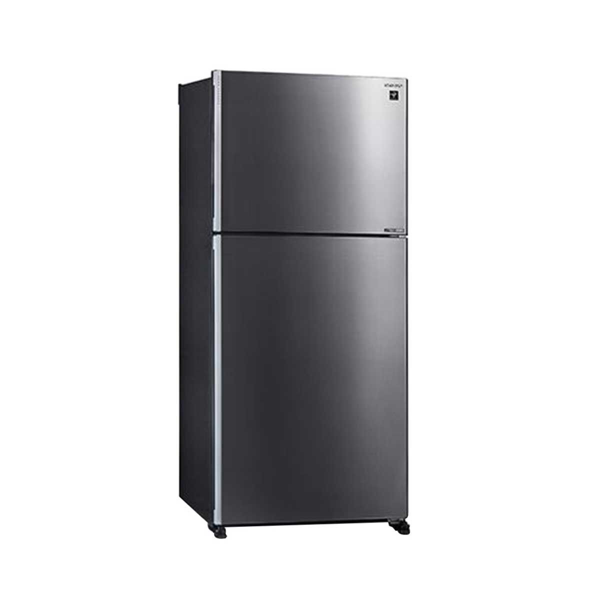 SHARP เย็น2ประตู19.8คิว สีเทาเมทัลลิค รุ่นSJ-X550TP2SL
