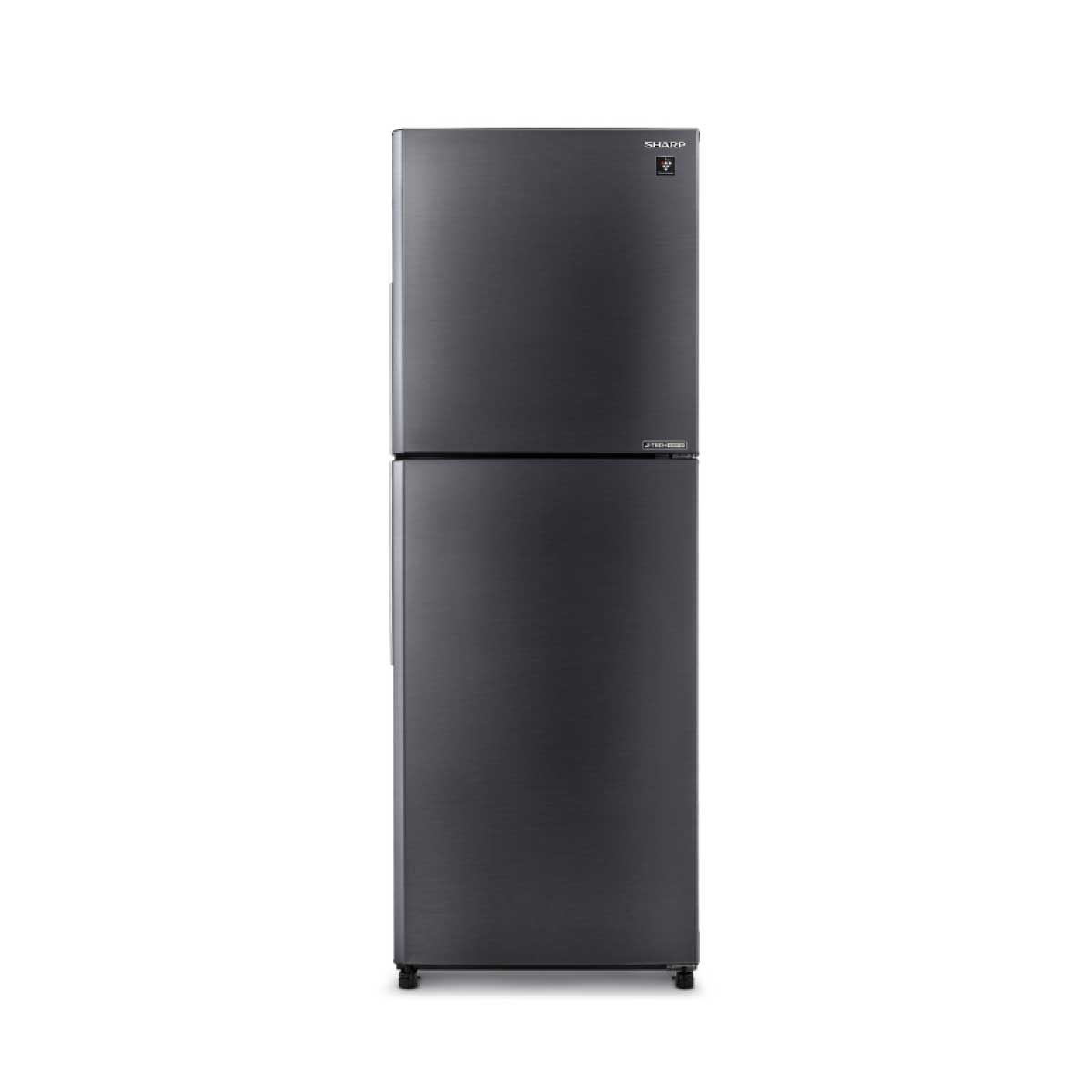 SHARP ตู้เย็น 2 ประตู 11.7Q Inverter  สีเงินเข้ม รุ่น SJ-XP330TP-DK