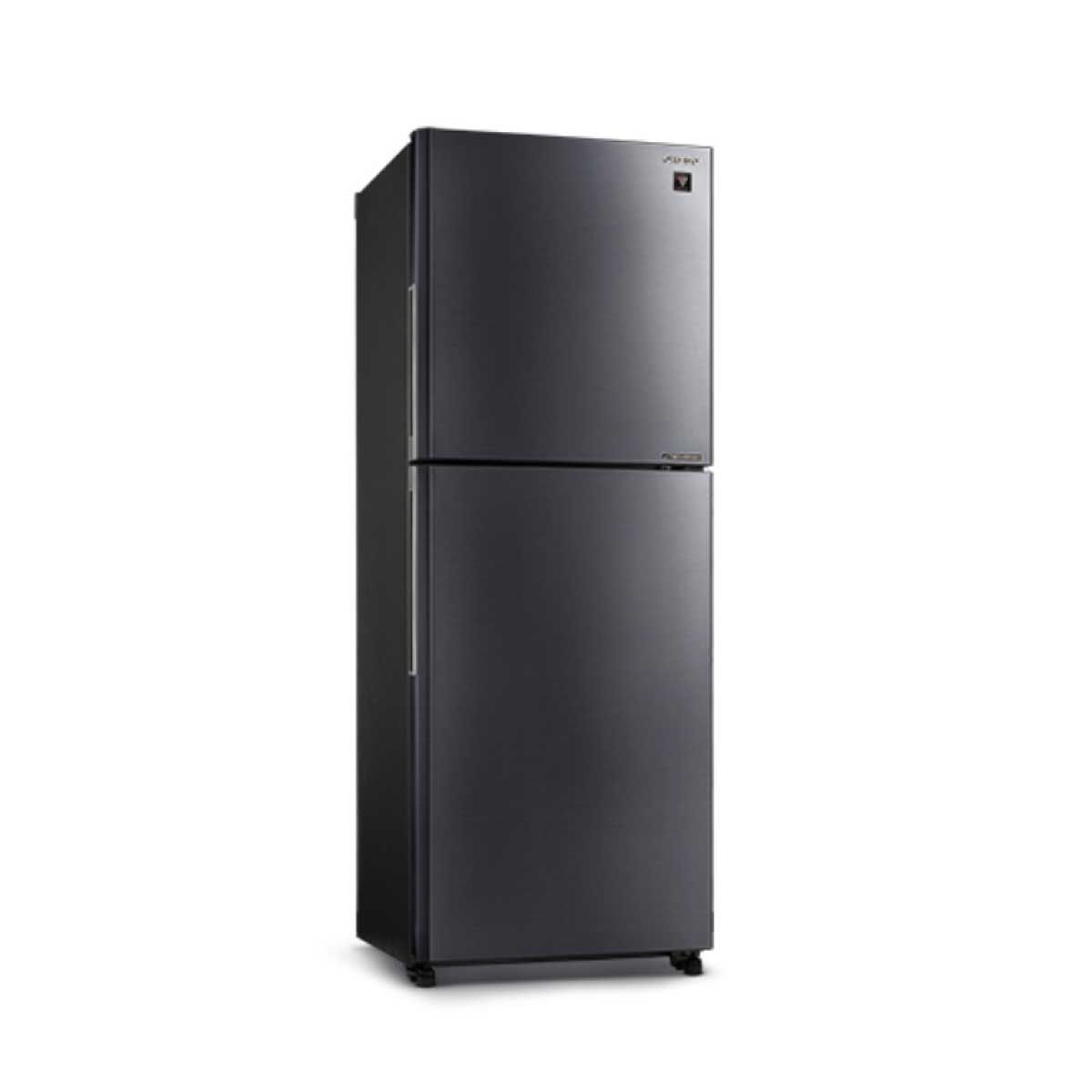 SHARP ตู้เย็น 2 ประตู 11.7Q Inverter  สีเงินเข้ม รุ่น SJ-XP330TP-DK