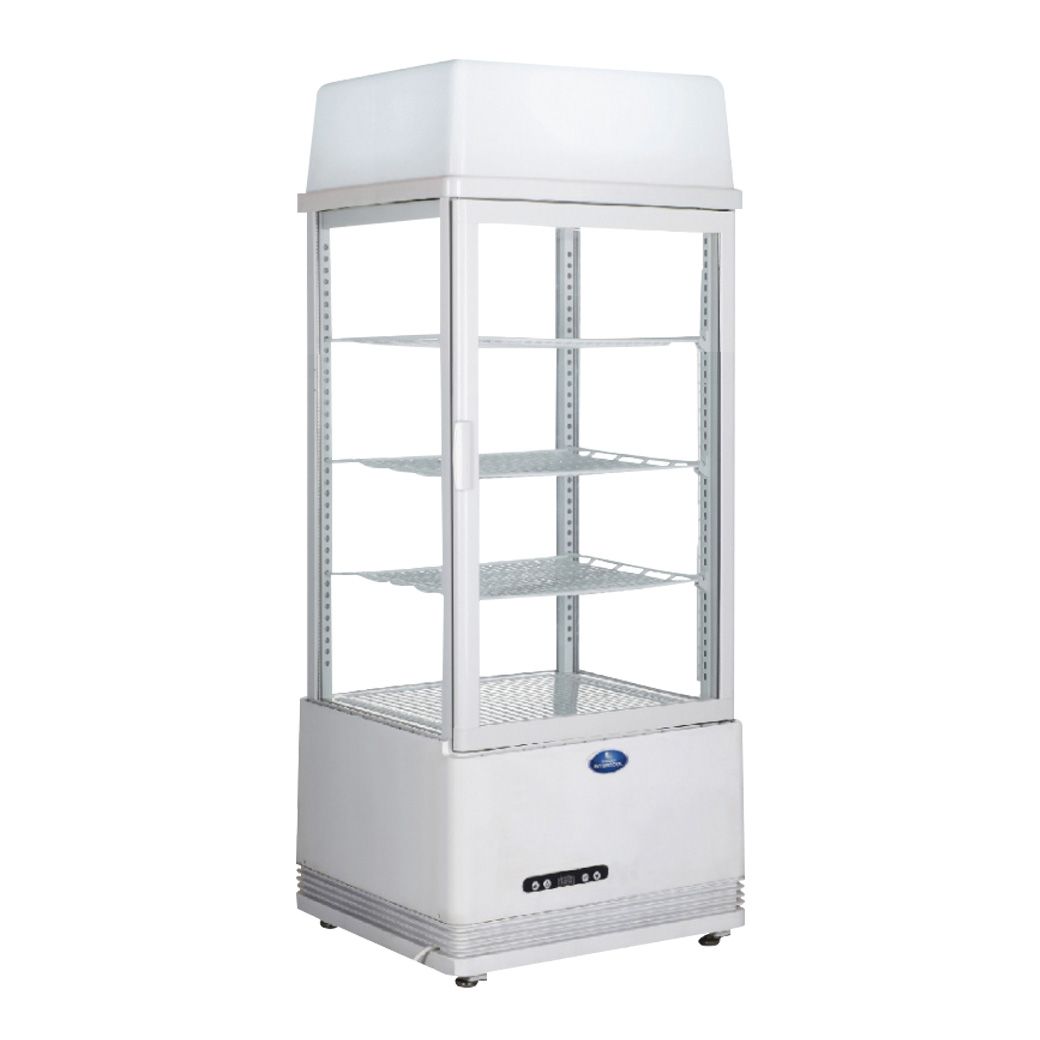 SANDEN ตู้แช่เย็น กระจก 4ด้านรุ่น SAG-0783 ความจุ 78ลิตร  2.8คิว