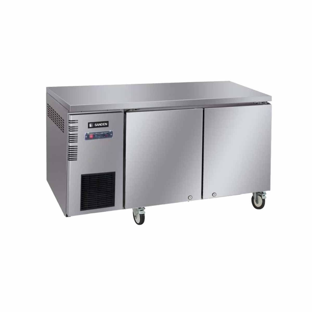 SANDEN ตู้เคาร์เตอร์สแตนเลส 2 ประตู แช่เย็น รุ่น SCC-1502