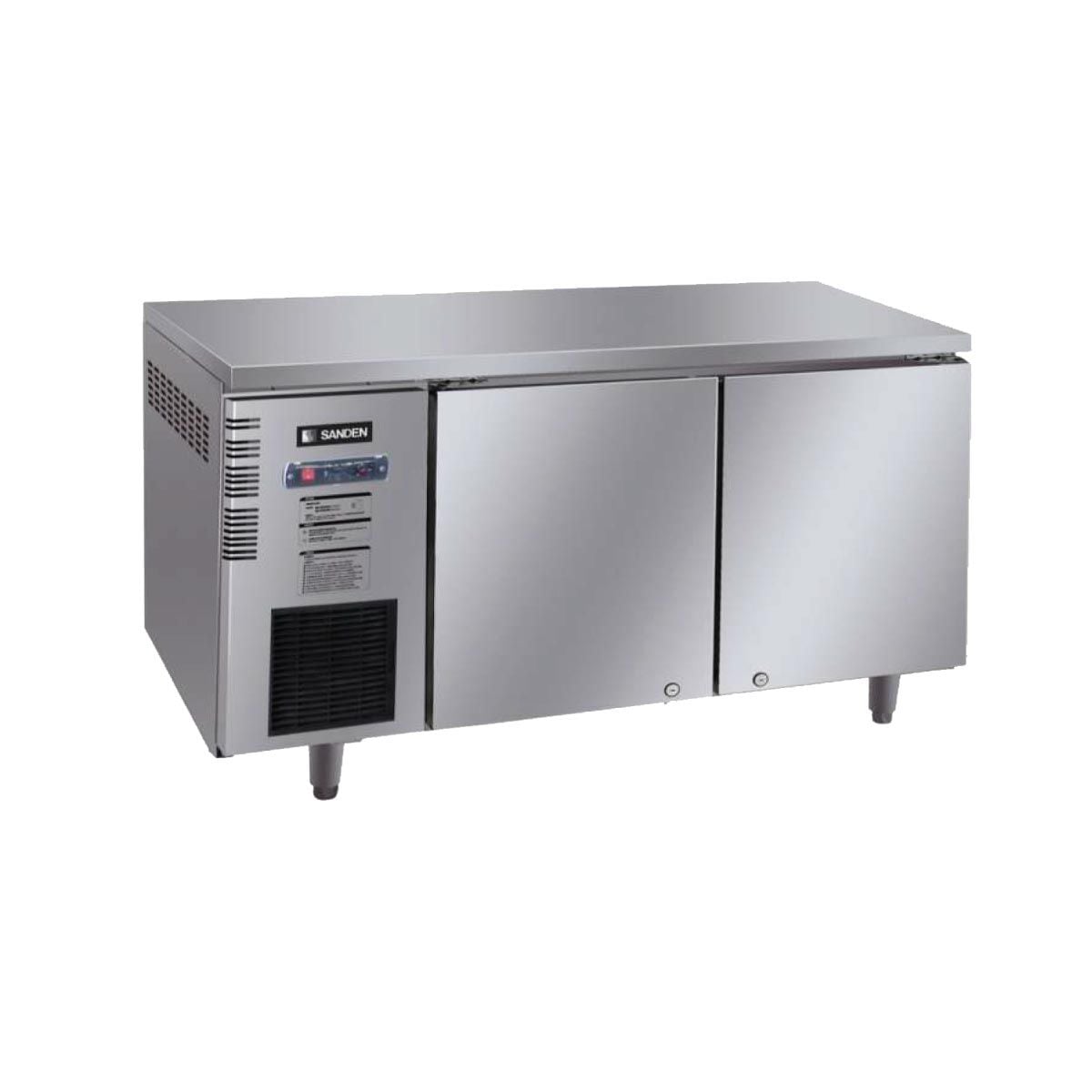 SANDEN ตู้เคาน์เตอร์บาร์สแตนเลส แช่แข็ง 2ประตู รุ่น SCF-1502