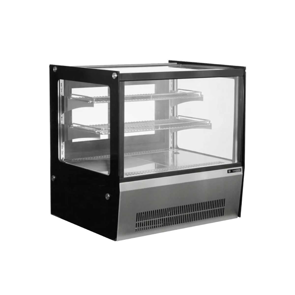 SANDEN ตู้แช่เค้กบนเคาน์เตอร์ทรงเหลี่ยม ขนาด 90 ซม.รุ่น SKR-0090R