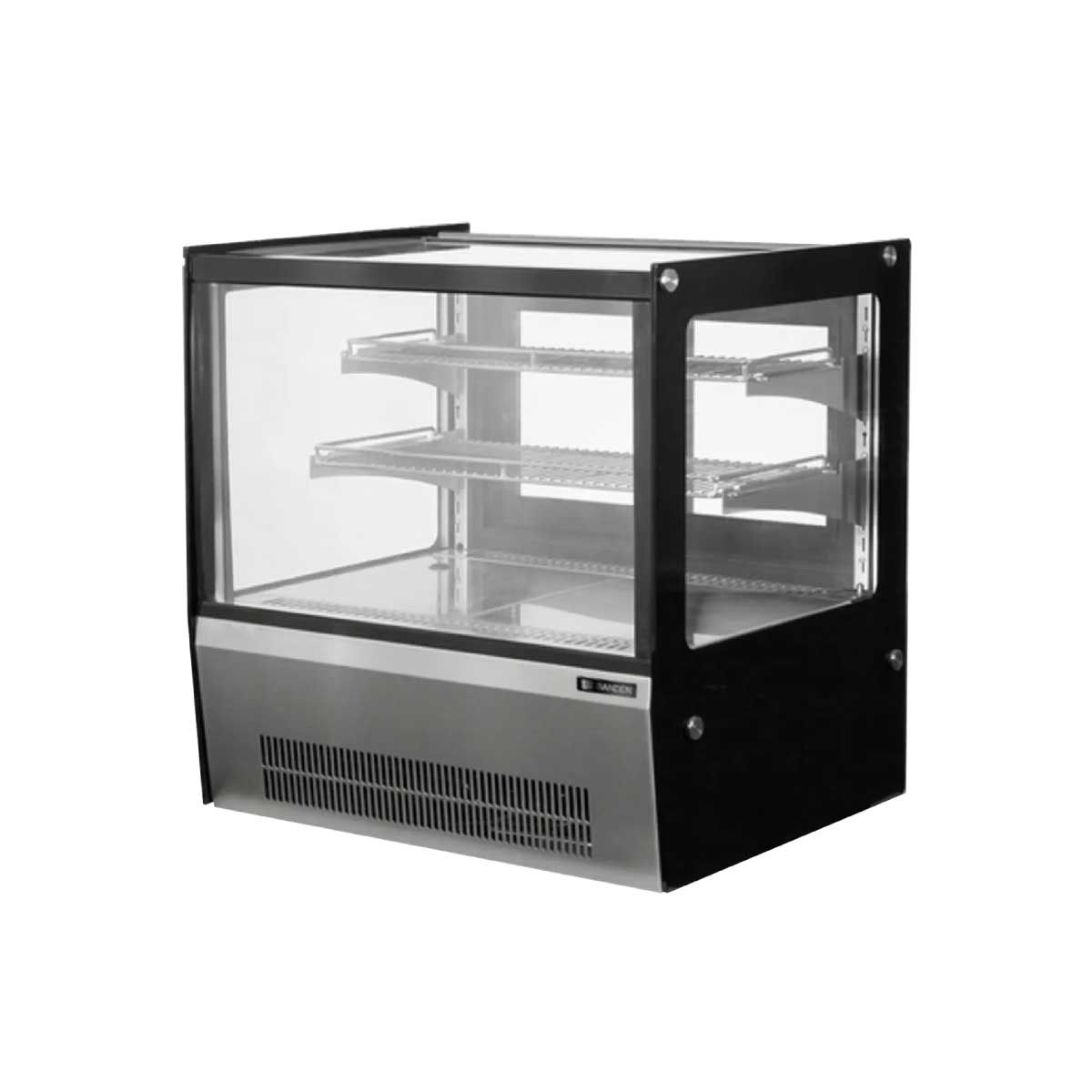SANDEN ตู้แช่เค้กบนเคาน์เตอร์ทรงเหลี่ยม ขนาด 90 ซม.รุ่น SKR-0090R