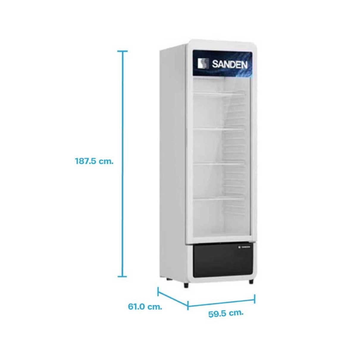SANDEN ตู้แช่เย็น 1ประตู 13.4Q รุ่น SPC-0390