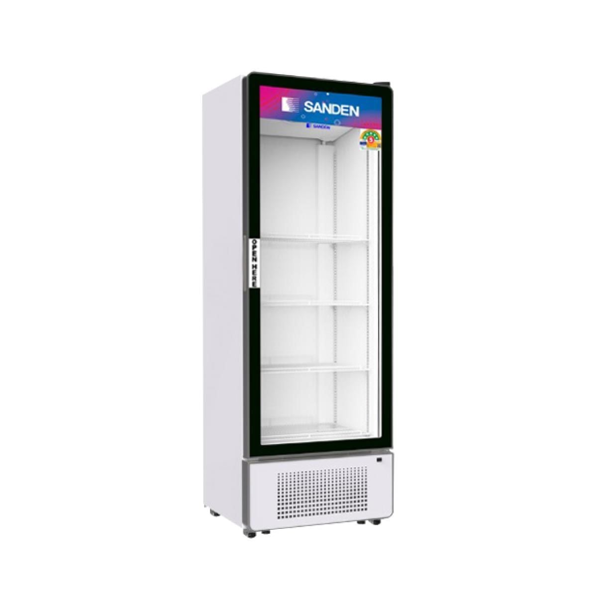 SANDEN ตู้แช่เครื่องดื่ม ตู้แช่เย็น 1ประตูขนาด 11.7 คิว รุ่นSPD-0400P