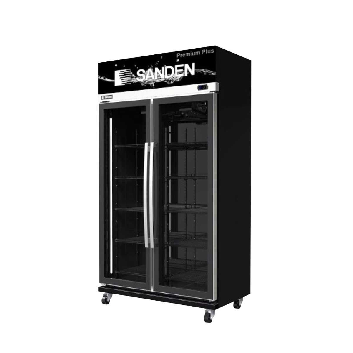SANDEN ตู้แช่เครื่องดื่ม 2 ประตู Inverter Premium Plus Cooler  รุ่น YEM-1105IP