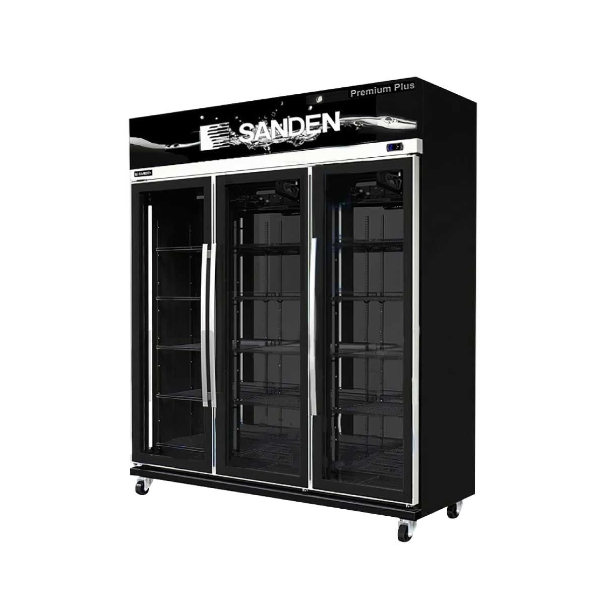 SANDEN ตู้แช่เครื่องดื่ม 3ประตู  Inverter Premium Plus Cooler รุ่น YEM-1605IP