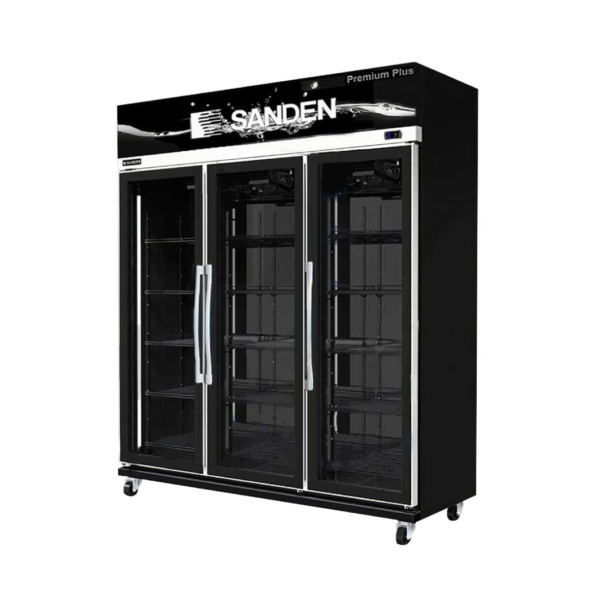 SANDEN ตู้แช่เครื่องดื่ม 3ประตู  Inverter Premium Plus Cooler รุ่น YEM-1605IP