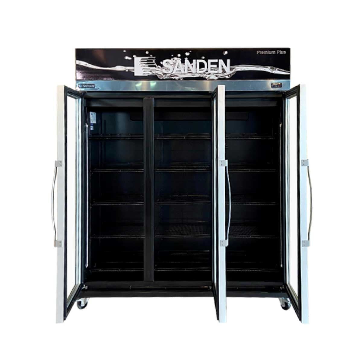SANDEN ตู้แช่เครื่องดื่ม 3ประตู  Inverter Premium Plus Cooler รุ่น YEM-1605IP