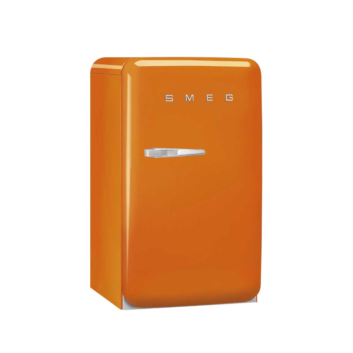 SMEG ตู้เย็น 1 ประตู 4.3 Q สไตล์ 50 Retro Aesthetic รุ่น FAB10ROR5 สีส้ม