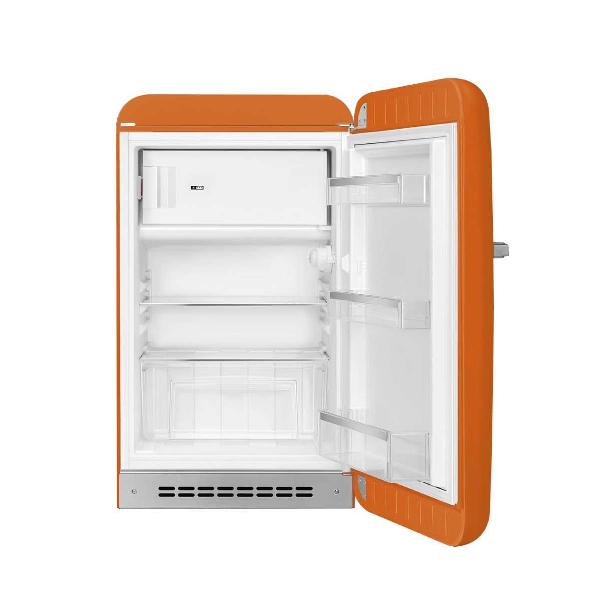 SMEG ตู้เย็น 1 ประตู 4.3 Q สไตล์ 50 Retro Aesthetic รุ่น FAB10ROR5 สีส้ม