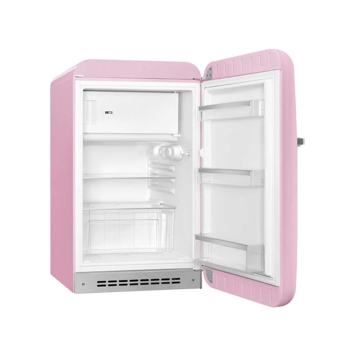 SMEG ตู้เย็น 1 ประตู 4.3 Q สไตล์ 50 Retro Aesthetic รุ่น FAB10RPK5 สีชมพูพาสเทล
