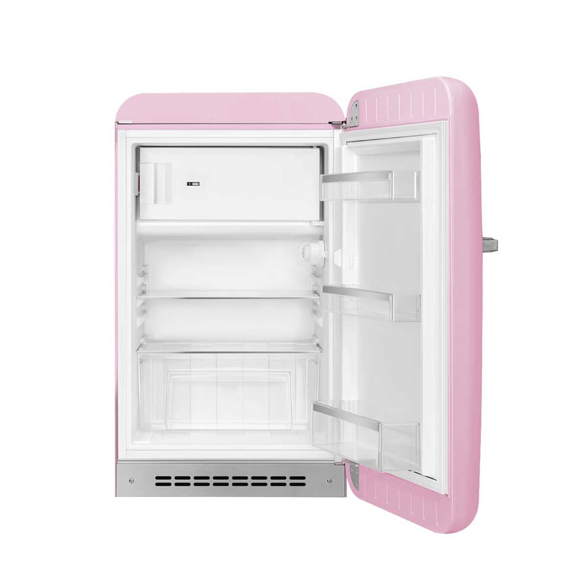 SMEG ตู้เย็น 1 ประตู 4.3 Q สไตล์ 50 Retro Aesthetic รุ่น FAB10RPK5 สีชมพูพาสเทล