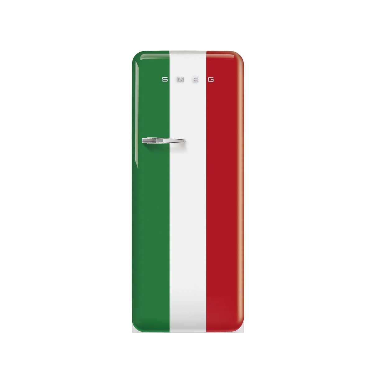 SMEG ตู้เย็น 1 ประตู 9.93 Q สไตล์ 50 Retro Aesthetic รุ่น FAB28RDIT5 ลายธงชาติอิตาลี