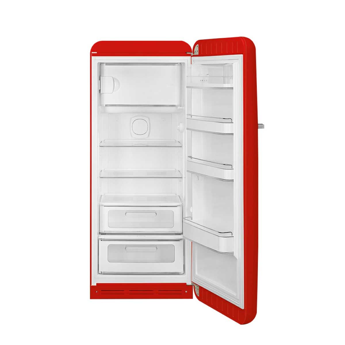 SMEG ตู้เย็น 1 ประตู 9.93 Q. สไตล์ 50 Retro Aesthetic รุ่น FAB28RRD5 สีแดง