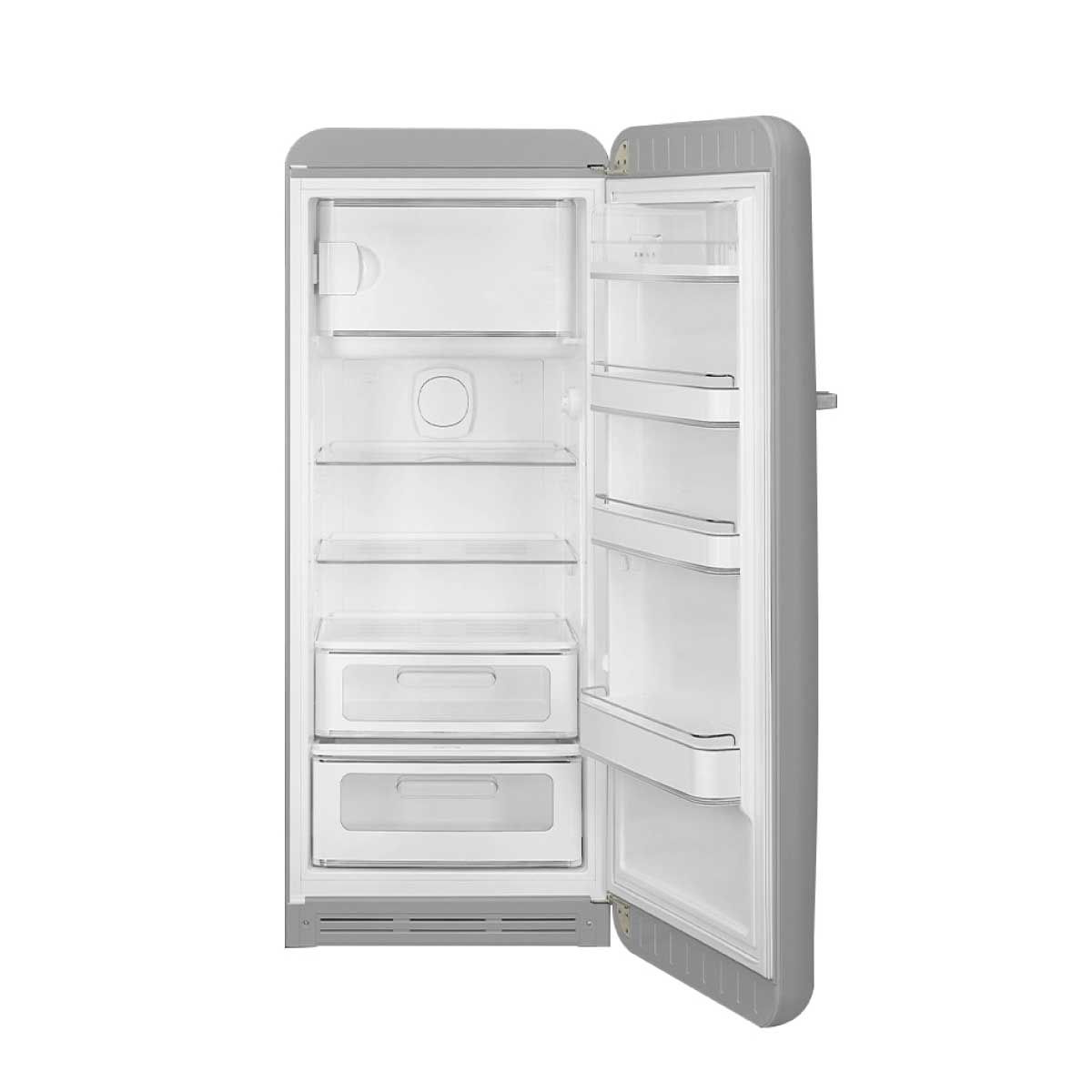 SMEG ตู้เย็น 1 ประตู 9.93 Q. สไตล์ 50 Retro Aesthetic รุ่น FAB28RSV5 สีเงิน
