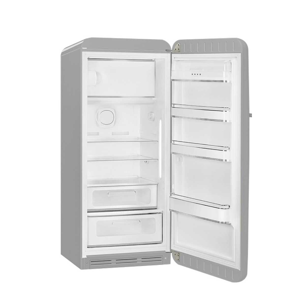 SMEG ตู้เย็น 1 ประตู 9.93 Q. สไตล์ 50 Retro Aesthetic รุ่น FAB28RSV5 สีเงิน