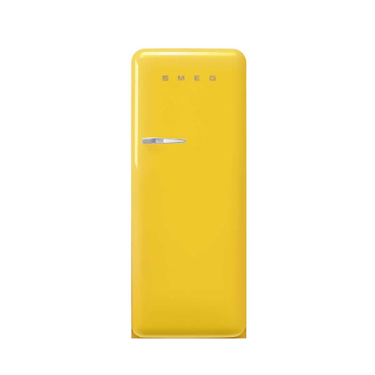 SMEG ตู้เย็น 1 ประตู 9.93 Q. สไตล์ 50 Retro Aesthetic รุ่น FAB28RYW5 สีเหลือง