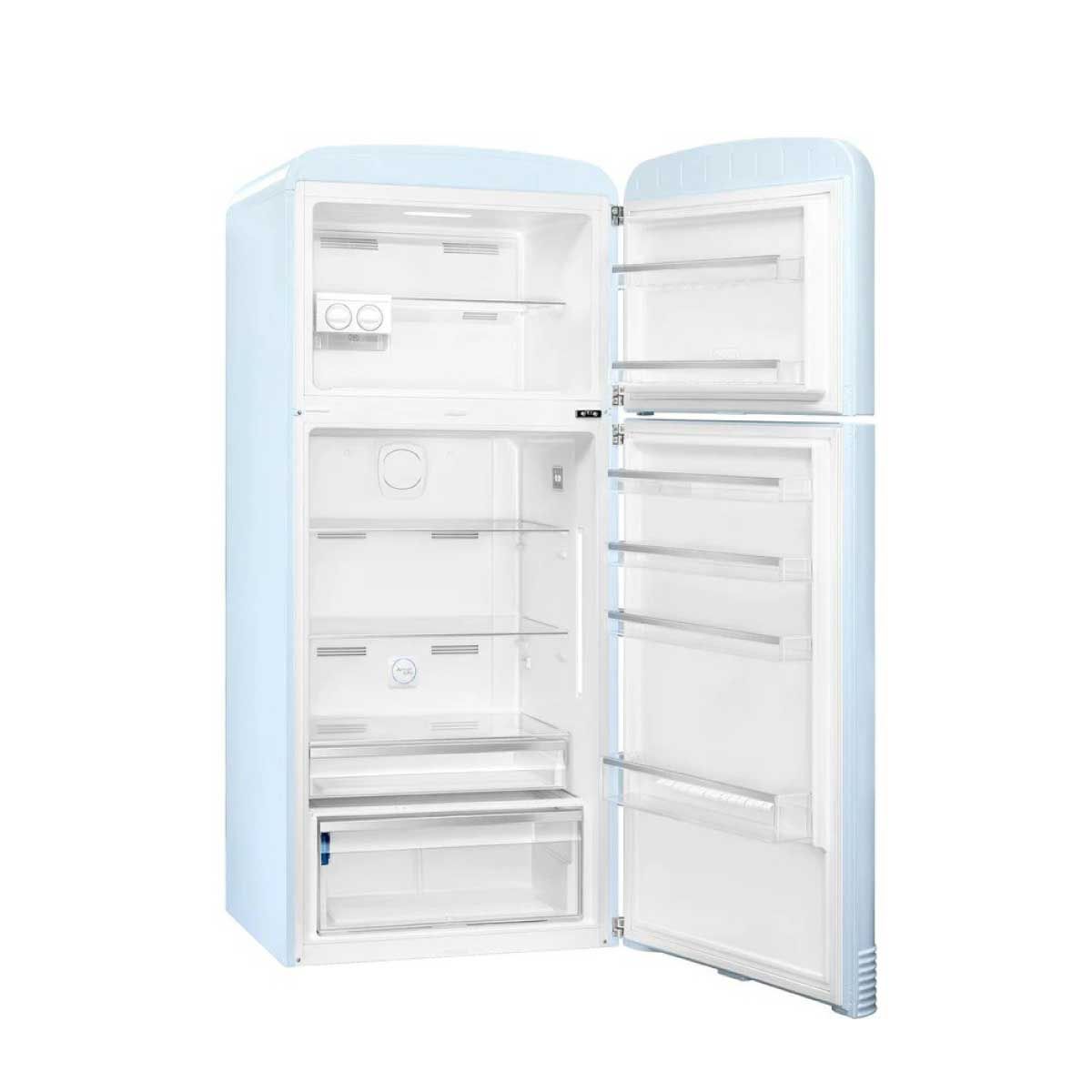SMEG ตู้เย็น 2 ประตู 16.49 Q.สไตล์ 50  Retro รุ่น FAB50RPB5 สีฟ้าพาสเทล