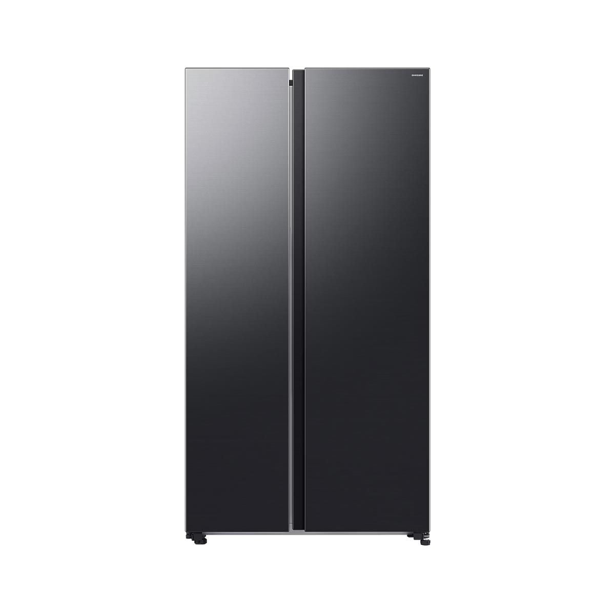SAMSUNG ตูู้เย็น Side by Side SpaceMax Technology Ai 655L สีดำด้าน รุ่น RS70F65Q2FST