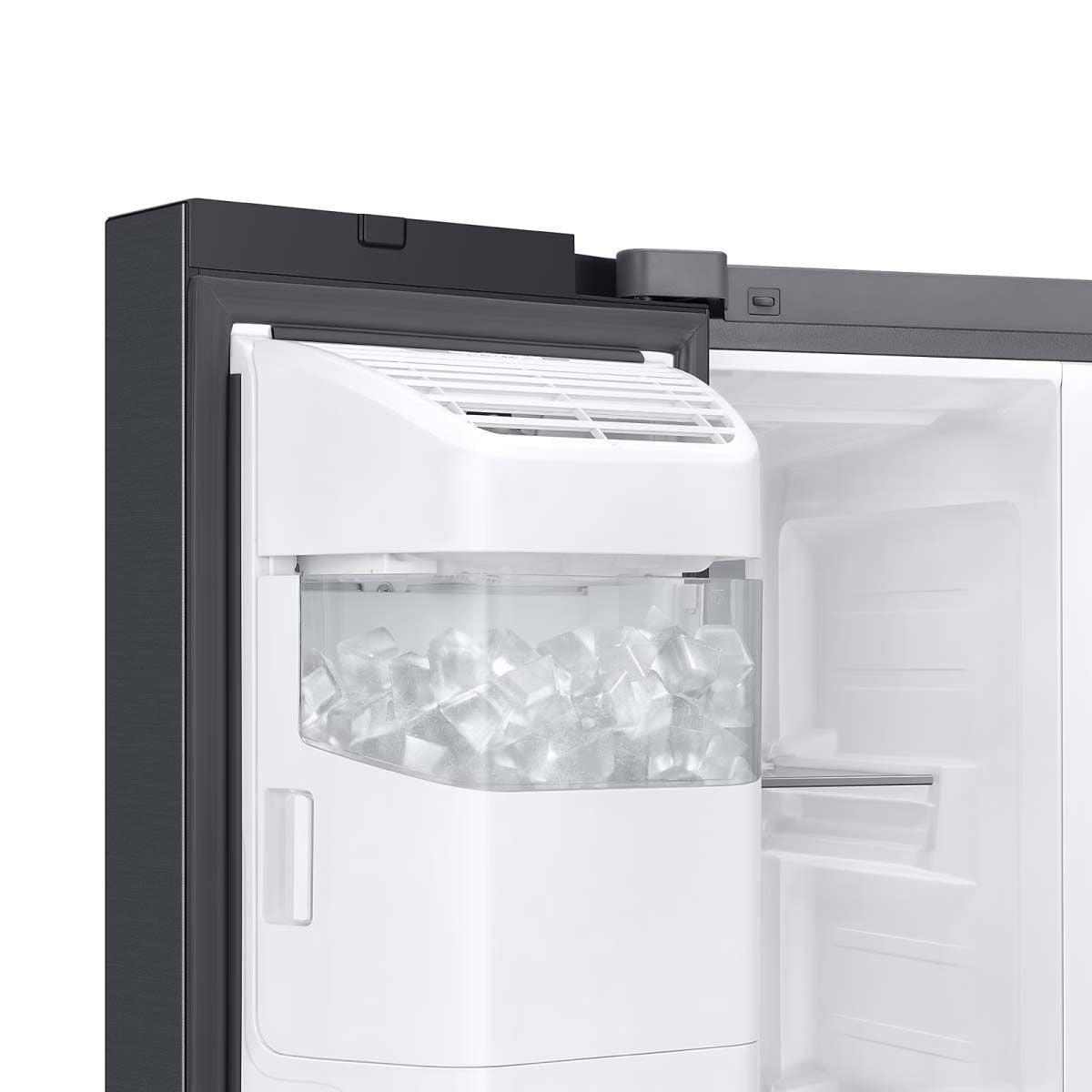SAMSUNG ตู้เย็น Side by Side Family Hub AI 21.7Q 615L รุ่น RS90F65A2FST