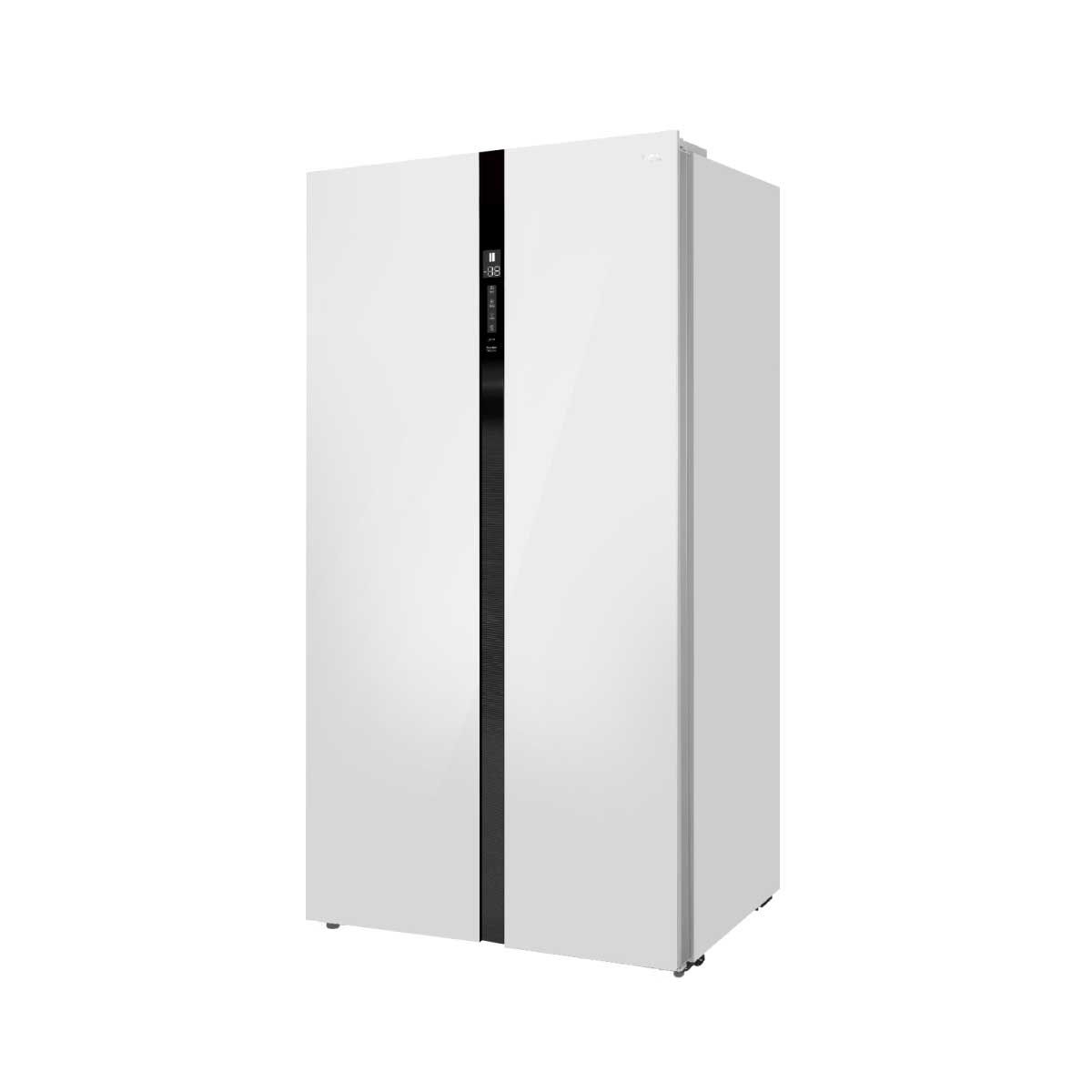 TCL ตู้เย็น Sidebyside 22.3Q INVERTER กระจกขาว รุ่นRT37GPSBW