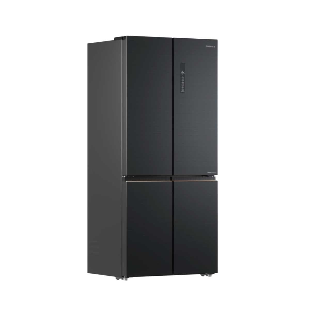 TOSHIBA ตู้เย็น 4 ประตู 18.2Q สีเทาดำ WIFI รุ่นGR-RF677WI-PMTH(06)