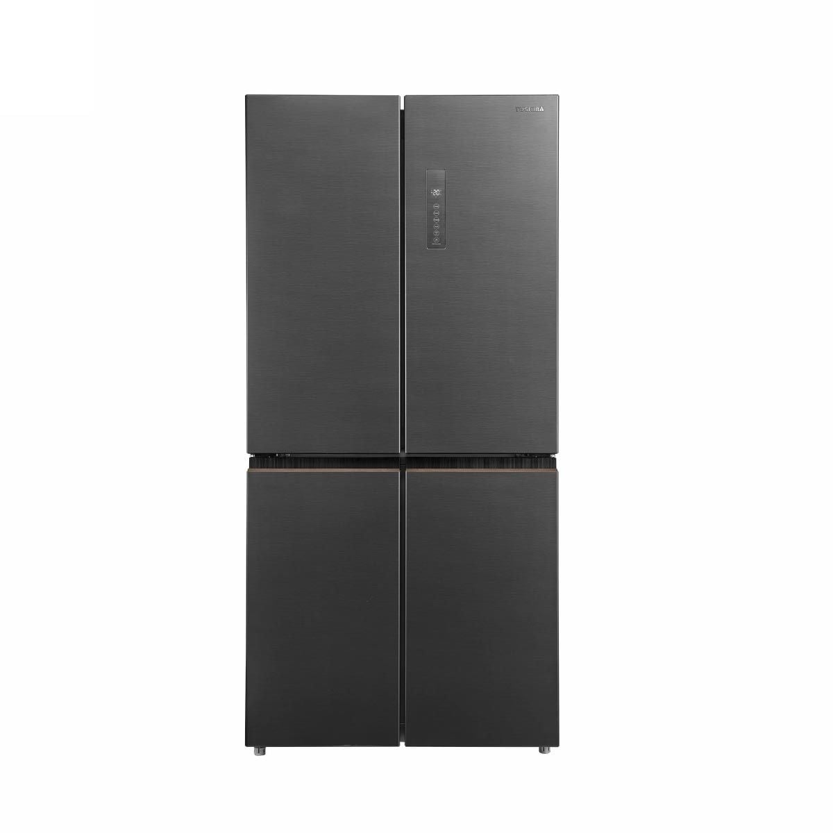 TOSHIBA ตู้เย็น4ประตู16.7Q สีเทาเข้ม รุ่นGR-RF611WI-PMTH(60)