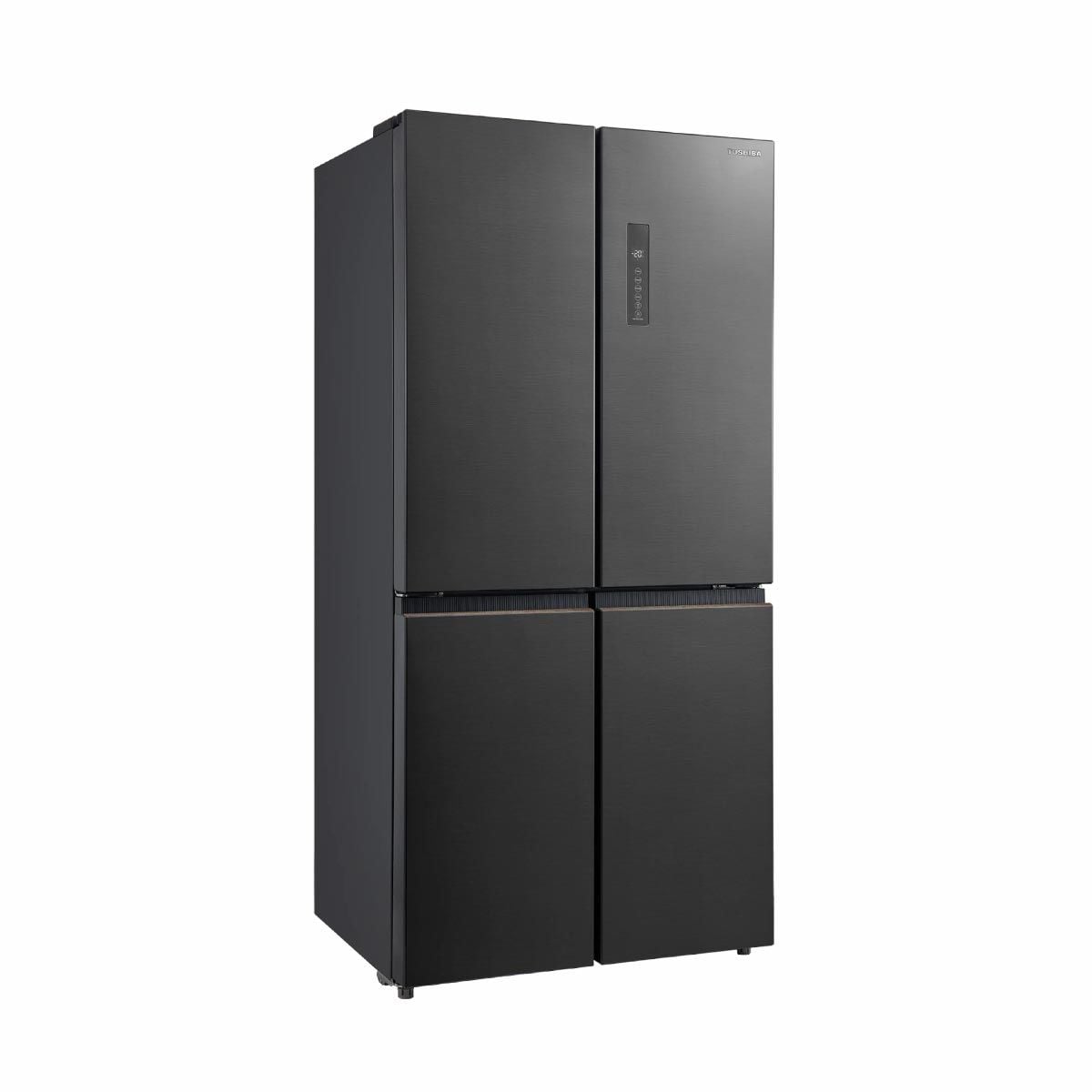 TOSHIBA ตู้เย็น4ประตู16.7Q สีเทาเข้ม รุ่นGR-RF611WI-PMTH(60)