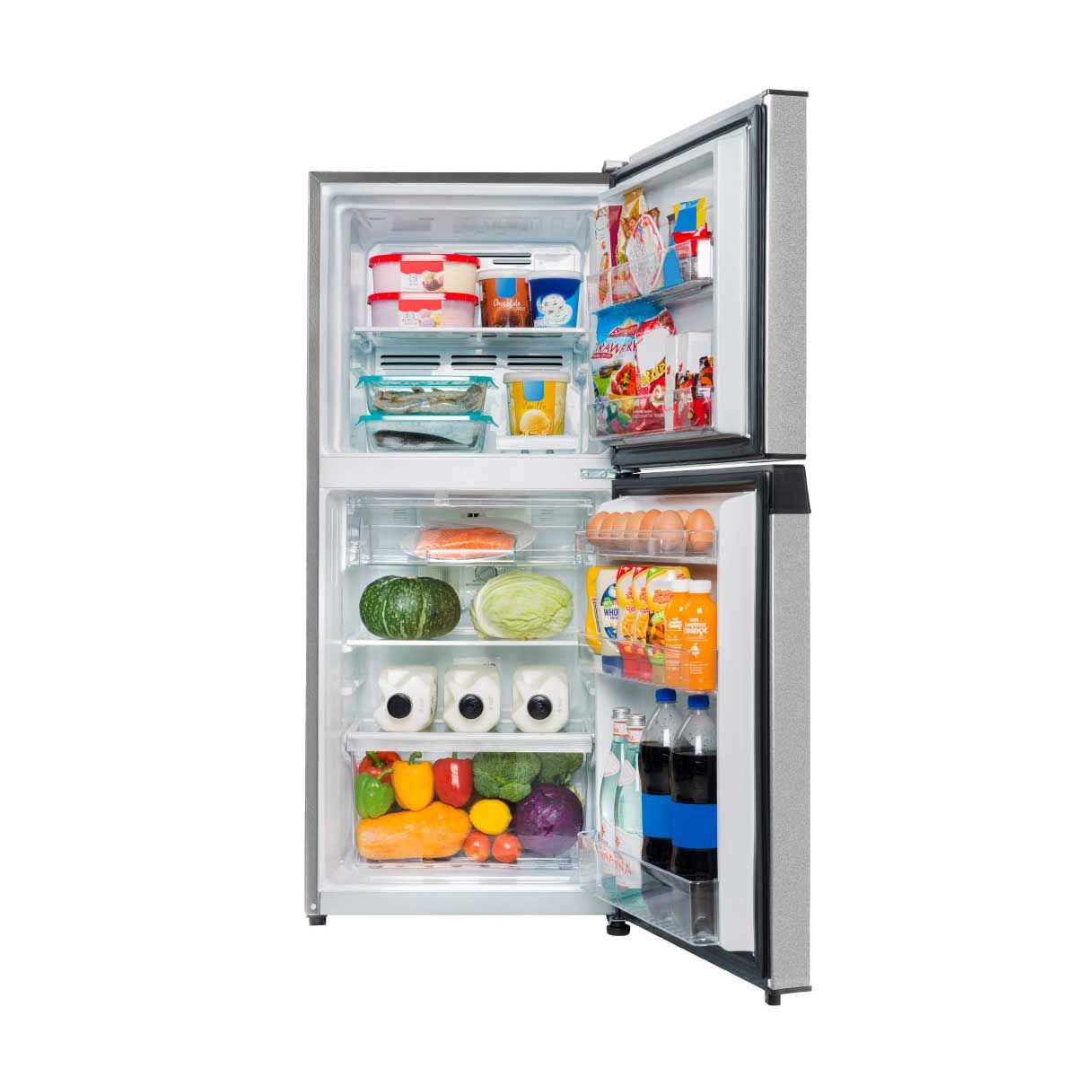 TOSHIBA ตู้เย็น 2 ประตู 6.4Q สีเงิน รุ่น GR-RT234WE-DMTH(SS)