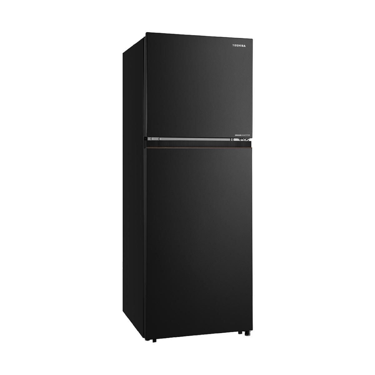 TOSHIBA ตู้เย็น2ประตู 8.4Q INVERTER สีดำ(Online)