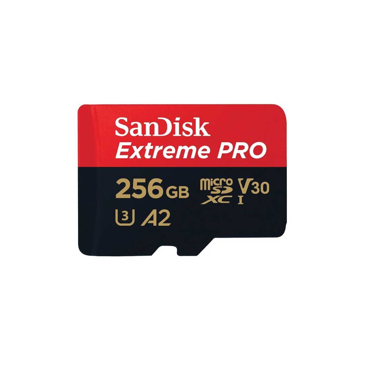 MICRO SD CARD 256 GB (ไมโครเอสดีการ์ด) SANDISK EXTREME PRO MICROSDXC UHS-I CARD (SDSQXCD-256G-GN6MA)